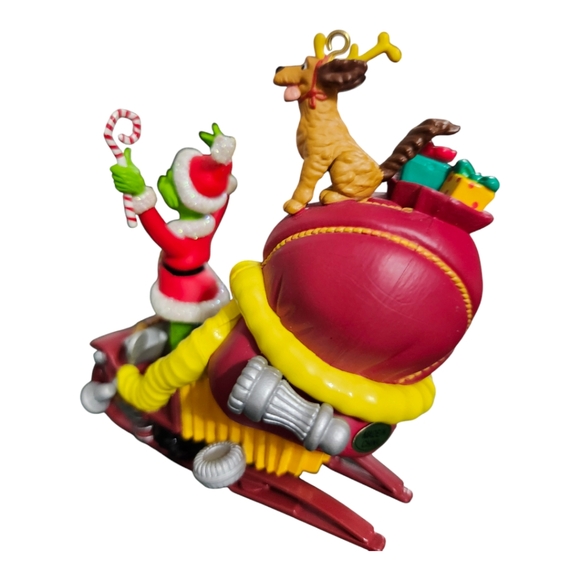 Vintage 2000s Carlton Cards Heirloom Collection Ornament "The Grinch" Dr. Seuss - Picture 6 of 11